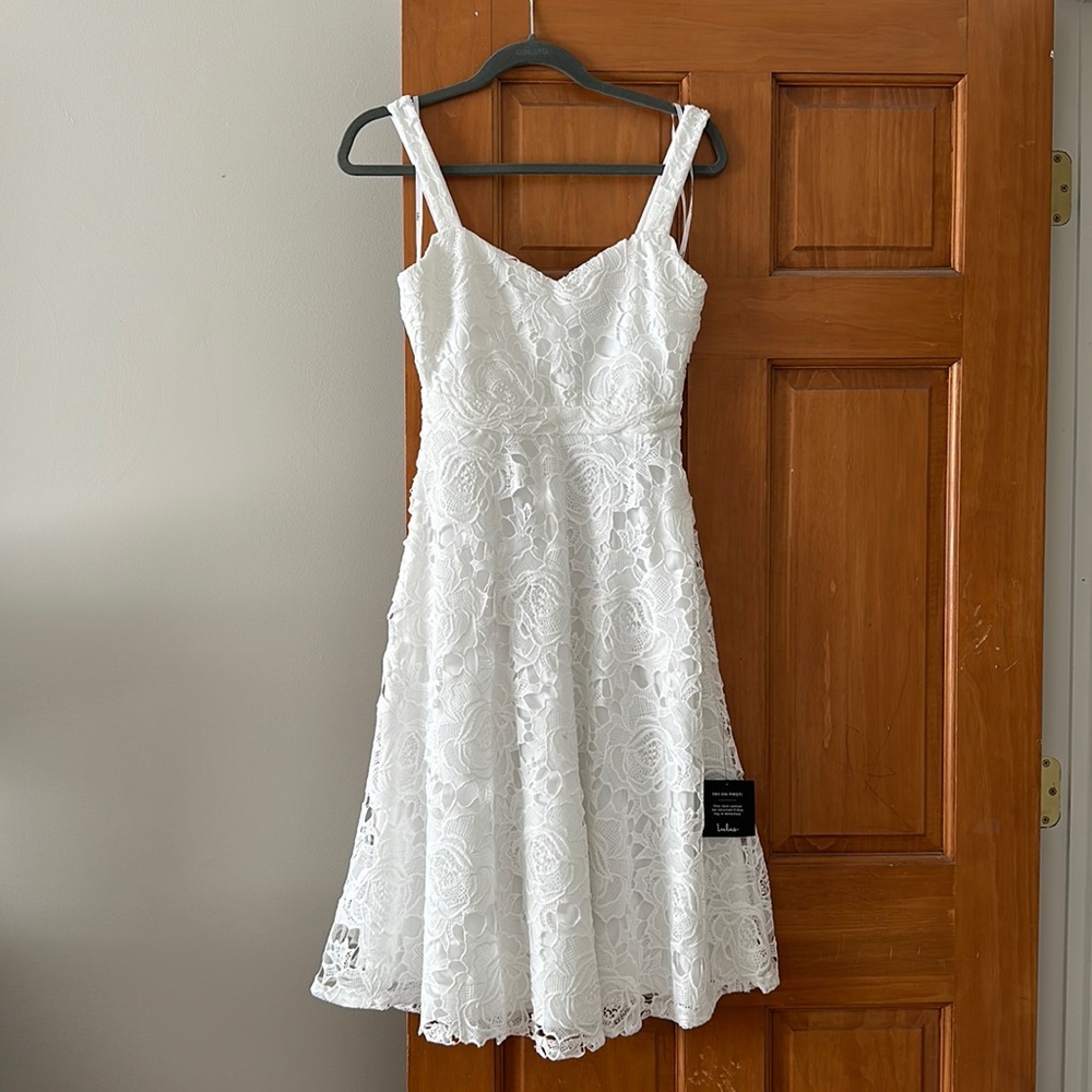 Nwt white lace dress
